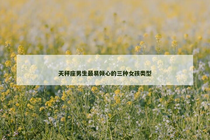 天秤座男生最易倾心的三种女孩类型 天秤座男生最易倾心的三种女孩类型
